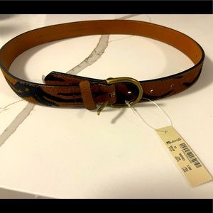 Madewell Tiger Print Belt